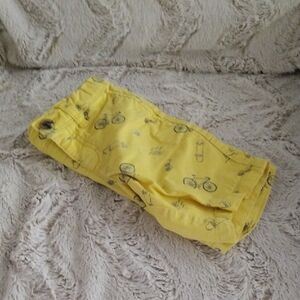 Old Navy Kids Yellow Bicycle Print Shorts